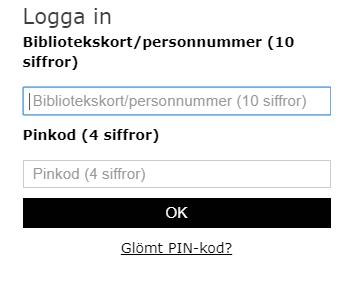 Glömt PIN-kod 2 GLÖMT PIN-KOD BOOK-IT 9.0 krävs.