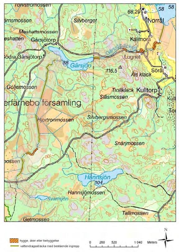 Andelen närmiljö som utgörs av hygge, åker eller bebyggelse är 10,6 %.