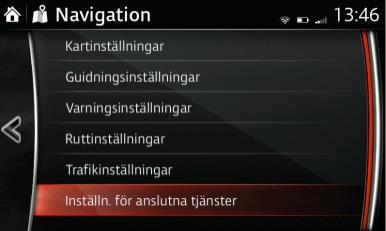CONNECTED SERVICES FÖR NAVIGERING AVANCERAD LOKAL SÖKNING Fungerar som Hitta platser (se föregående sidor) men gör det också möjligt att söka i en mycket större realtidsdatabas över lokala företag