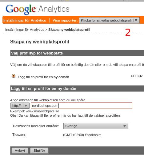 8.4. GOOGLE VERKTYG 27 november 2017 8.4 Google Verktyg 8.4.1 Google analytics Aktivera e-handelsfunktionen i Google Analytics genom ändra inställningarna i din profil för webbutiken. 1.