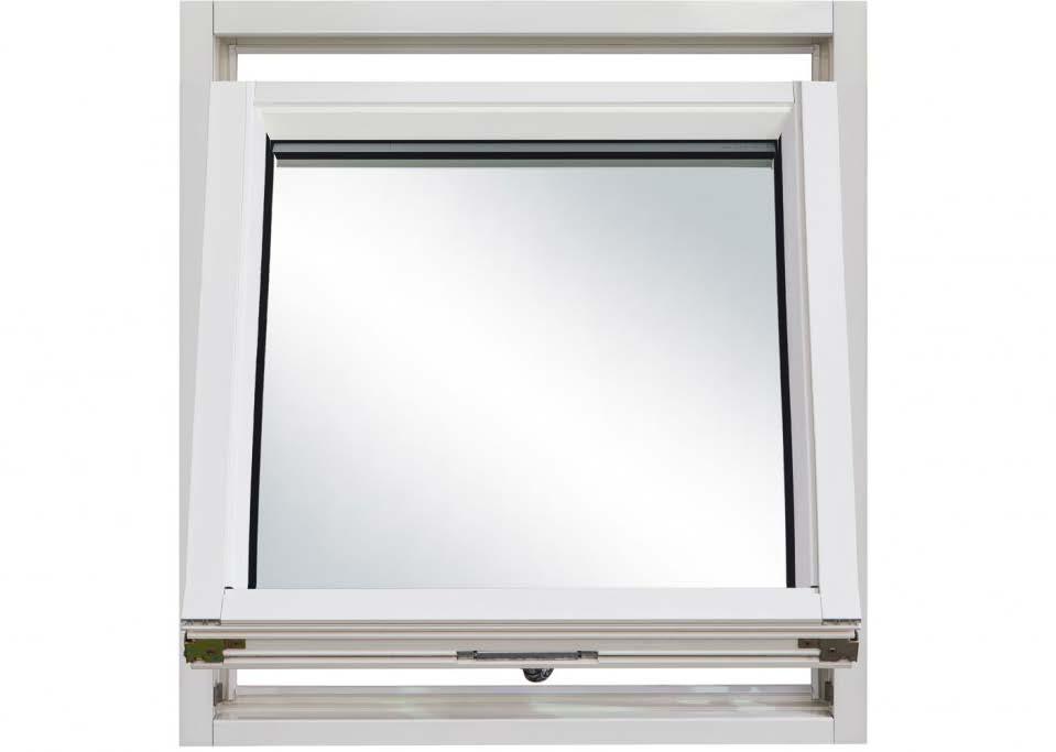Den aluminiumbeklädda utsidan är alternativet för dig som vill ha ett tåligt och lättskött fönster.