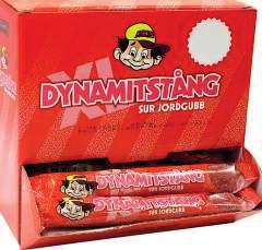 432-1643 Dynamitstång XL Sur Cola, 40 g, 25/fp