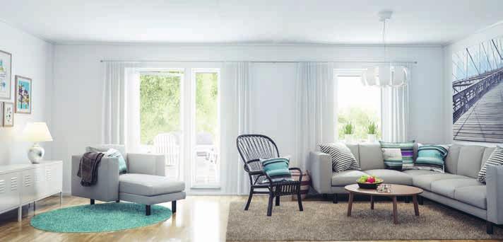 DU ÅR 117 KVADRAT ANTAL SOVRUM VÄLJER DU SJÄLV Månadsavgift 5 217 kr/mån Insats från 2 250 000 kr
