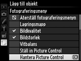 nedåt i Min meny.