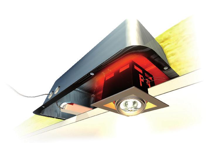 Installation av downlights i isolering Maxels Säkerhetsboxar är troligtvis de säkraste och mest ekonomiska inbyggnadsboxarna på marknaden. Aluminium är ett överlägset material.