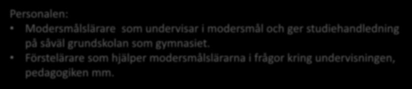 elever som deltar i modersmålsundervisningen Hur går det till?