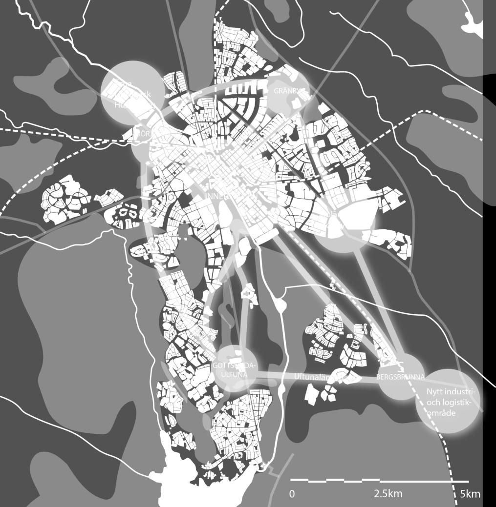 År 2050 ska gång-, cykel- och kollektivtrafik tillsammans utgöra minst 75 procent av resandet inom staden.