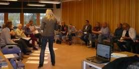 terades av länsbildningsförbundet och idrottsrörelsen tillsammans. Representanter från studieförbund, folkhögskolor och föreningar fanns på plats för frågor.