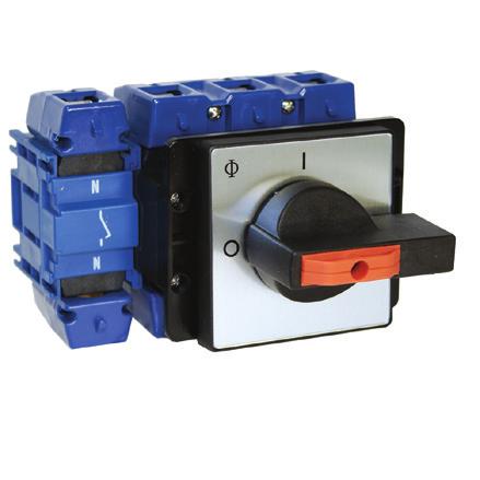 Lastfrånskiljare enligt IEC 947 Panelmontage E Kapslingsklass: IP66, IP40 för C316 Kontaktfunktion: 4-polig KG20B- KG100 KG125- C316 Frontstorlek: KG20B-KG100 64x64 mm KG125-KG317 88x88 mm C316