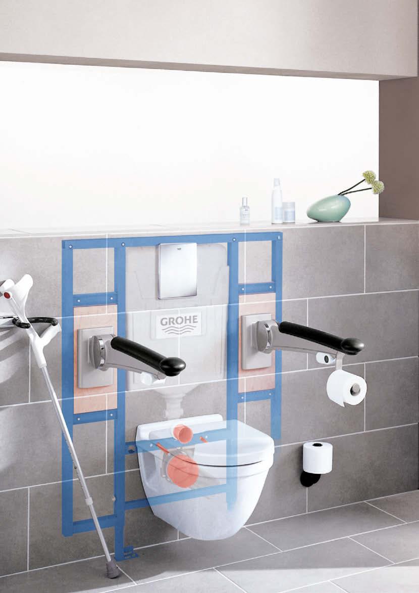 GROHE SANITETSSYSTEM SPOLNING MED FJÄRRKONTROLL GROHE SPOLNING MED FJÄRRKONTROLL En fjärrkontroll till toaletten gör spolningen mycket enklare.