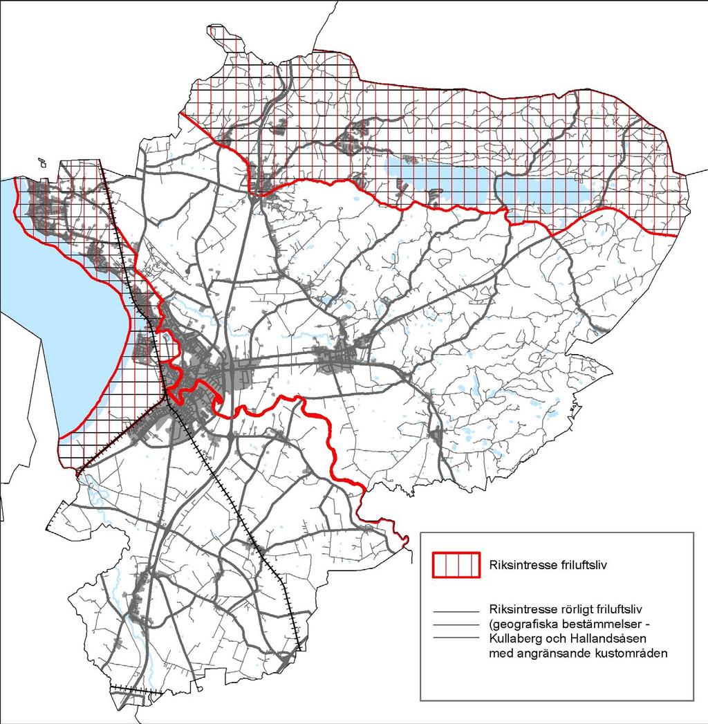 (Boverket, Gröna områden i planeringen, 1999). Någon närmare analys av tillgängligheten till rekreationsområden har ej gjorts i Ängelholms kommun.