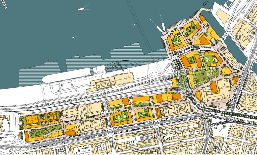Figur 3. Schematisk bild över Masthuggskajen (källa: CEC Design AB).