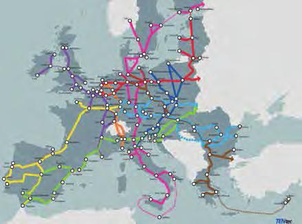 REGIONAL SYSTEMANALYS VÄRMLAND 2017 Figur 11. Det transeuropeiska transportnätet (TEN-T). hållbara transporter.