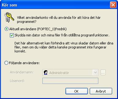 Hur du installerar Foptec Internet Supervisor I det här avsnittet får du information om hur du installerar Foptec Internet Supervisor.