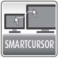 5. Funktioner i drivrutiner och programvara 5.11 SmartCursor 5.11.1 Beskrivning Översikt Funktionen Barco SmartCursor förhindrar att markören fastnar i kanterna på närliggande bildskärmar med olika storlekar.