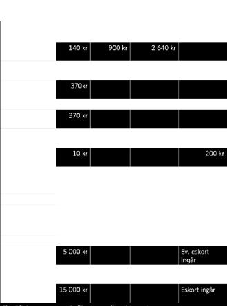 tomatiserad biljetthantering med elektroniska biljetter. Målen med det nya systemet är bl.a. att: Minska kostnaderna för biljetthanteringen Undvika kontanthantering Erbjuda ett automatiserat biljettsystem som inte påverkar lastning och lossning.