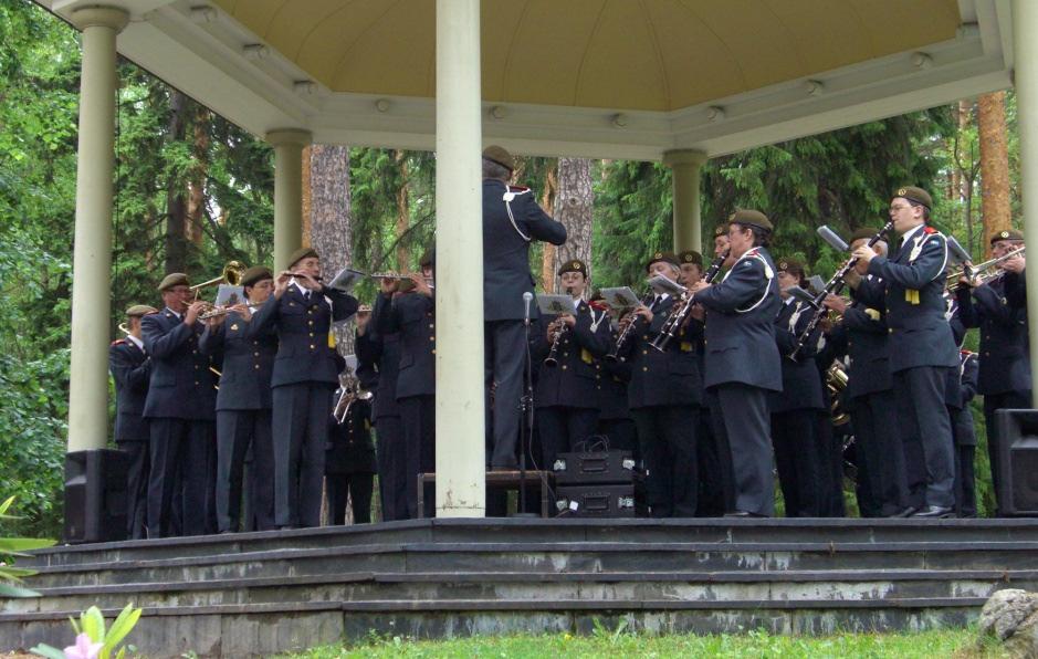 En stadspark fylld med musik Oj, vad det har spelats i Stadsparken denna sommar.