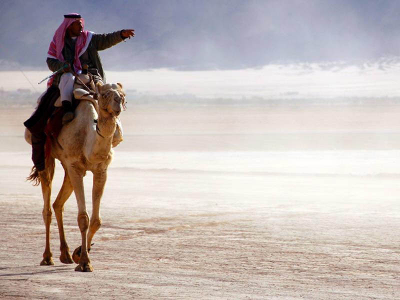 Redan ca 8000 f. Kr. brukade de första bosättarna jorden runt bergskällorna i Wadi Rum. Beduinstammarna försöker bevara sina uråldriga traditioner genom att under sommartid leva nomadliv.