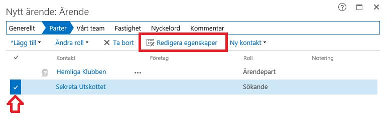 4. Inkommande dokument På ett dokument som inkommit till SLU/din institution är: Avsändare den person eller organisation utanför SLU/din institution som skickat handlingen till dig.