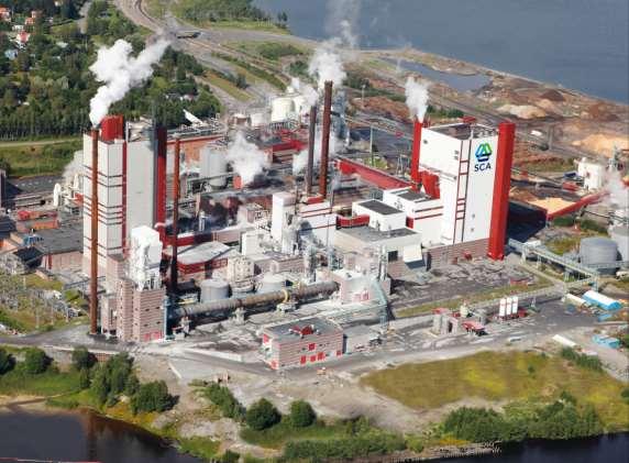 Östrands massafabrik Celeste (sulfat) 425 000 ton/år Star