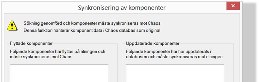 2014-11-18 Sida 16 av 37 Det är nu också tydligare att det är Chaos databas