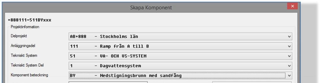 2014-11-18 Sida 8 av 37 Delprojekt: Här kan användaren välja mellan de databaser, som han har rättigheter att