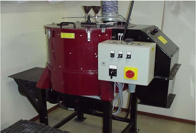 Modern utrustning teknisk utveckling: Satsbetningsmaskin typ Rotostat (modell Satec C1) Äldre maskiner