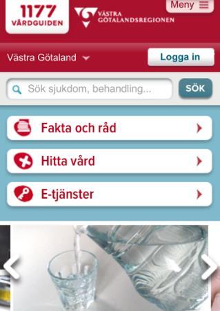 se/e-tjanster Så här loggar du in med e-legitimation eller bank-id: 1. Gå in på 1177.se/Vastra-Gotaland 2.