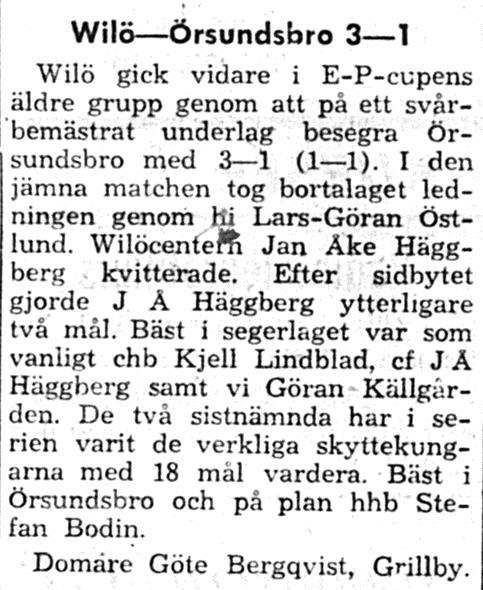 sedan Wilö att möta