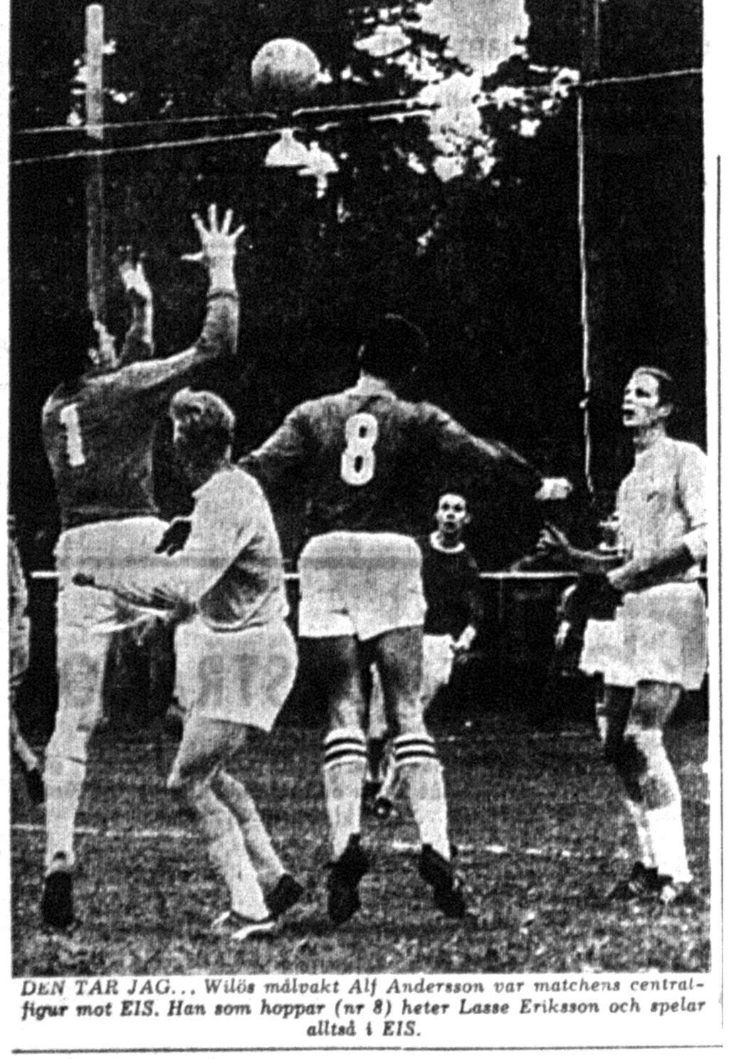 Tisdagen den 15 augusti 1967, seniorer träning ikväll 19 Lördagen den 19 augusti 1967, 16.00: Knivsta Wilö 1-5 Halvtidsresultat 0-3.