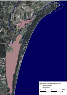 ~ 34 ~ 3.1.3 Helgeåns svämmarker: Äspet, Pulken, Egeside, Norre fälad, Yngsjö och Yngsjön A Äspet utgör ett strandnära dynkomplex med lagun- och revelområde.