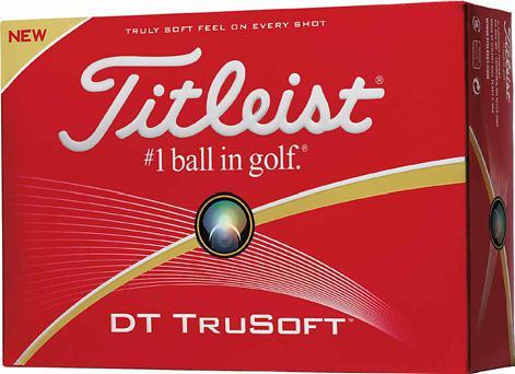 Titleist DT TruSoft DT TruSoft har ännu lägre kompression än tidigare modeller och erbjuder en extremt mjuk känsla, samtidigt som den leverar längd och bra närspelskontroll.