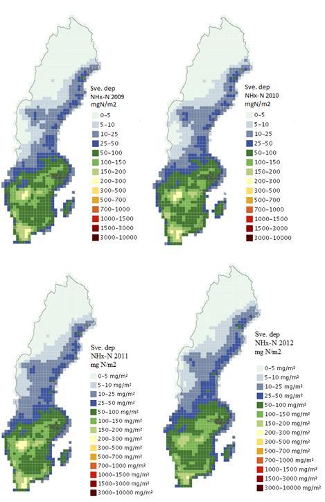 Figur 76 Svenskt bidrag till deposition