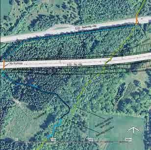 ÅTGÄRDER Figur 4.21. Skiss över omgrävning av Vildsvinsbäcken.