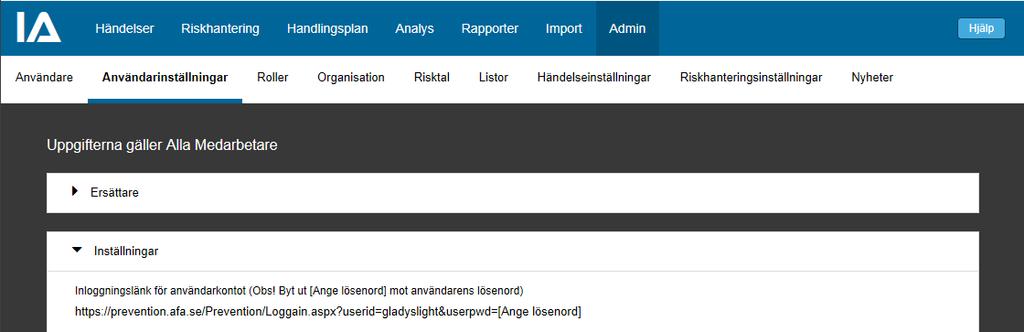 Kom igång med rapporteringen Rapporteringskonto Om du har skapat ett rapporteringskonto, kom ihåg att lägga upp genvägen till det i ert intranät.