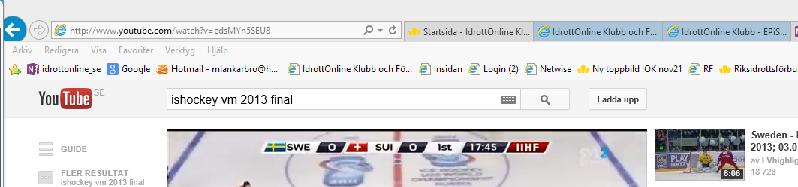 Kopiera urlen som syns i webbläsarfältet.