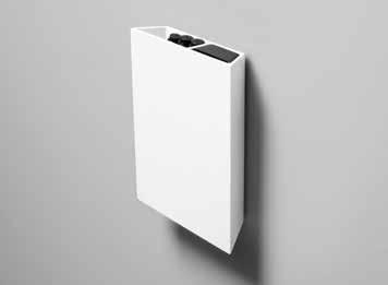 Tillbehör Skrivtavlor Air Pocket Diskret förvaring av pennor och tavelsudd med fasade kanter som ger en svävande känsla. Den magnetiska tavelsudden är dold och nås med ett enkelt klick.