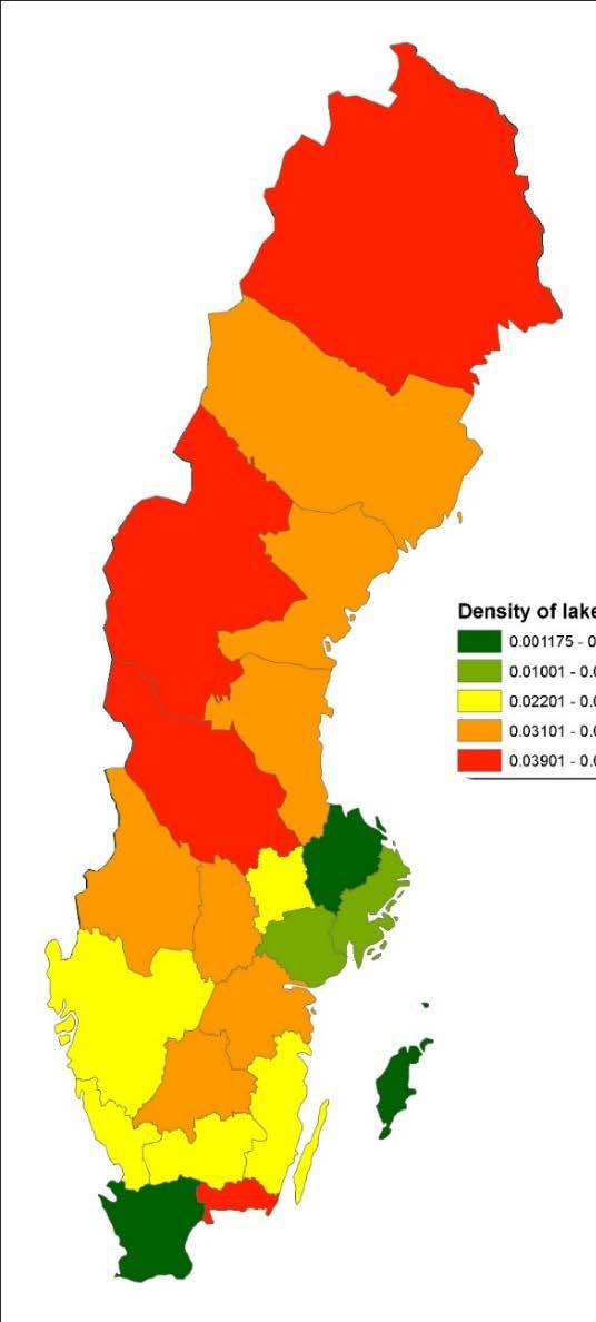 APPROACH Abisko Lapponia Ammarnäs Torrön Sampling lakes (10-50 ha) in Jämtland, Västerbotten and Norrbotten varying in depth (3-8m) and DOC (1-15 mg/l) levels.