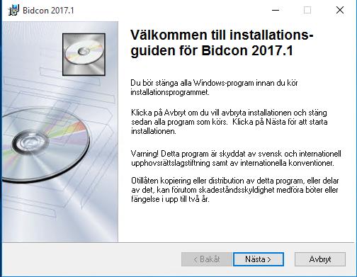 Följ sedan instruktionerna på skärmen och svara Ja på denna fråga så kommer inga onödiga frågor om inställningar utan den installeras med förinställda värden. 10.