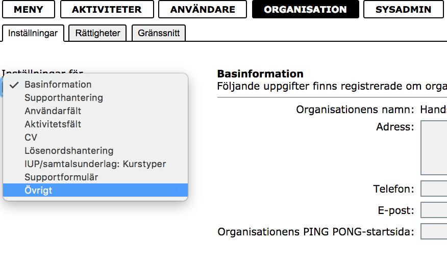 Sida 234/276 Ändra när utskicken går ut /dagar innan Du som är organisationsadministratör kan ändra hur många dagar i förväg som utskicken ska gå ut till elever och vårdnadshavare.