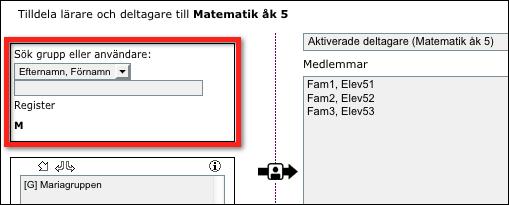 Sida 262/276 Med tillvalet påslaget: Här visas en förenklad variant av sökytan där flera funktioner har tagits bort för att minska risken för misstag.