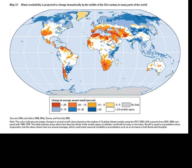 Klimatförändringar och ökad variabilitet påverkar samhällen och ekosystem 4 grader varmare värld 2100?