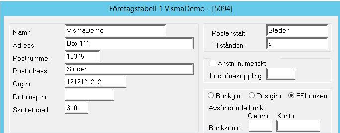 S i d a 3 1 Kontrolluppgifter 1.1 Företagstabell 1 Namn och organisationsnummer måste vara upplagt på varje företag.