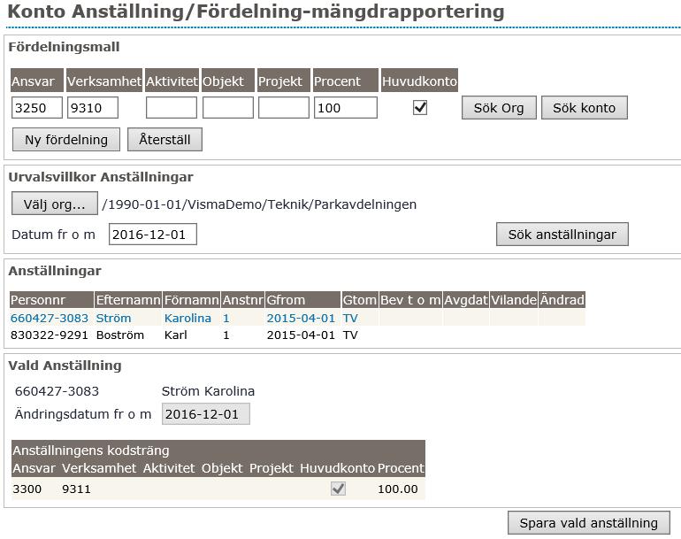 S i d a 57 Observera! Konteringsregistret inte är datumstyrt. Vid kontering hämtas aktuella värden från konteringsregistret.