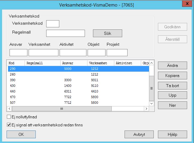 S i d a 62 13 Verksamhetskod SKL skickar ut anvisningar angående verksamhetskoden i samband med att de skickar ut anvisningar om statistiken.