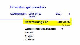 Välj rapportinnehåll (beroende på innehåll i reseräkningen): Välj sedan Skriv ut.