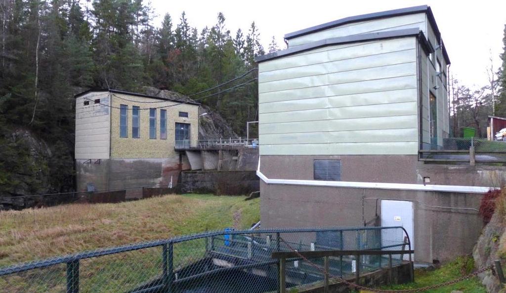 Alingsås kommun Solvedens kraftverk Kommun: Alingsås Socken: Hemsjö Fastighetsbeteckning: Ålfiske 1:1 Övrigt: - Solveden 1 till vänster uppfördes 1953, Solveden 2 till höger uppfördes 1963.