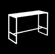 BARBORD/BORDSSKIVOR: KONFERENSBORD Barbord, benstativ eller pelarben - finns i vit, ek, bok och