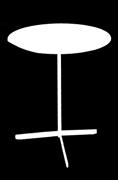 Material: Skiva i vitlackad MDF, underrede i vitlackad metall.