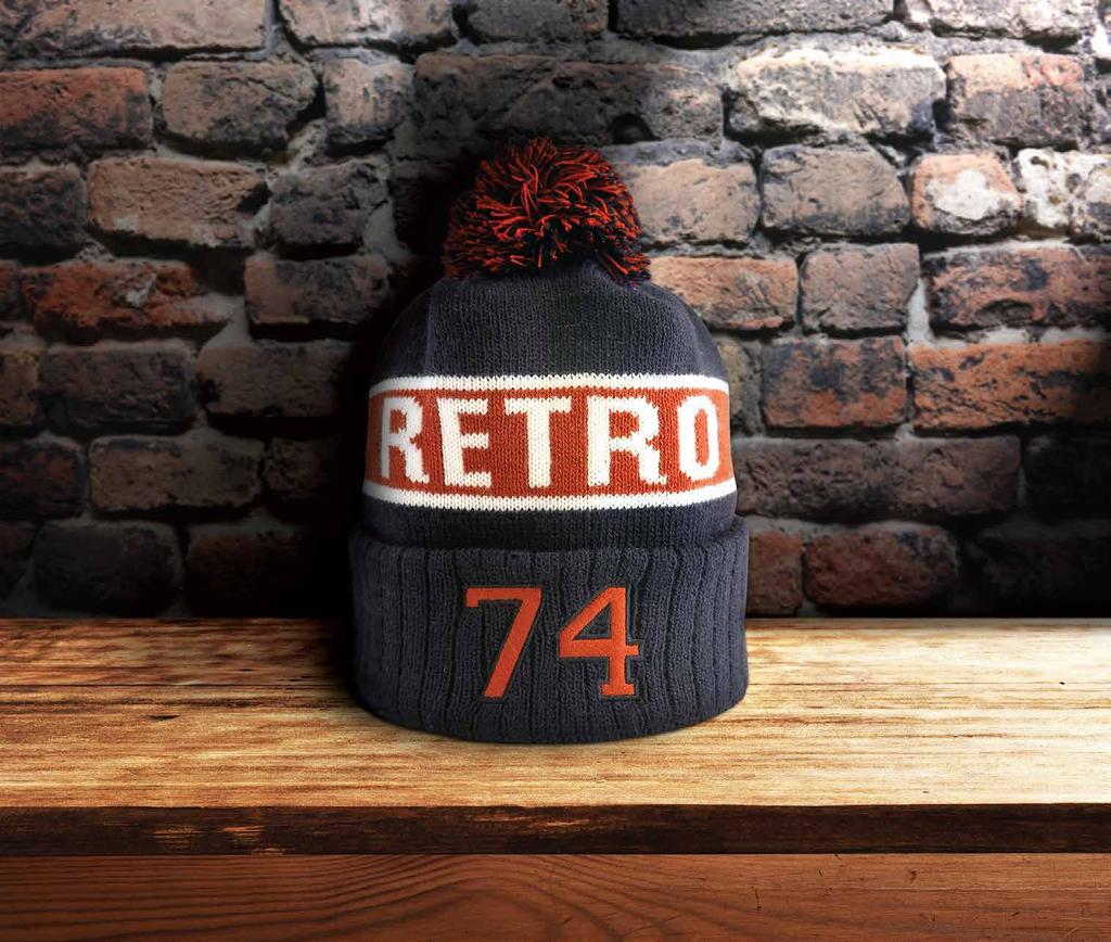 M38 M38 RETRO KLASSISK MÖSSA MED KRAFTIG RETROSTICKNING INSTICKAD DESIGN & TOFS I UPP TILL 3 ST FÄRGER STORT UPPVIK 100% AKRYL 90,00 86,00 82,00 80,00
